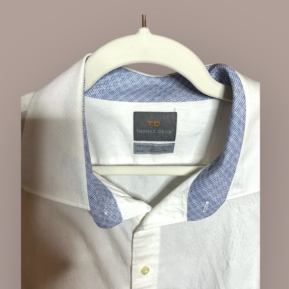 Thomas Dean button down long sleeve shirt, size 2XLT - Picture 7 of 7